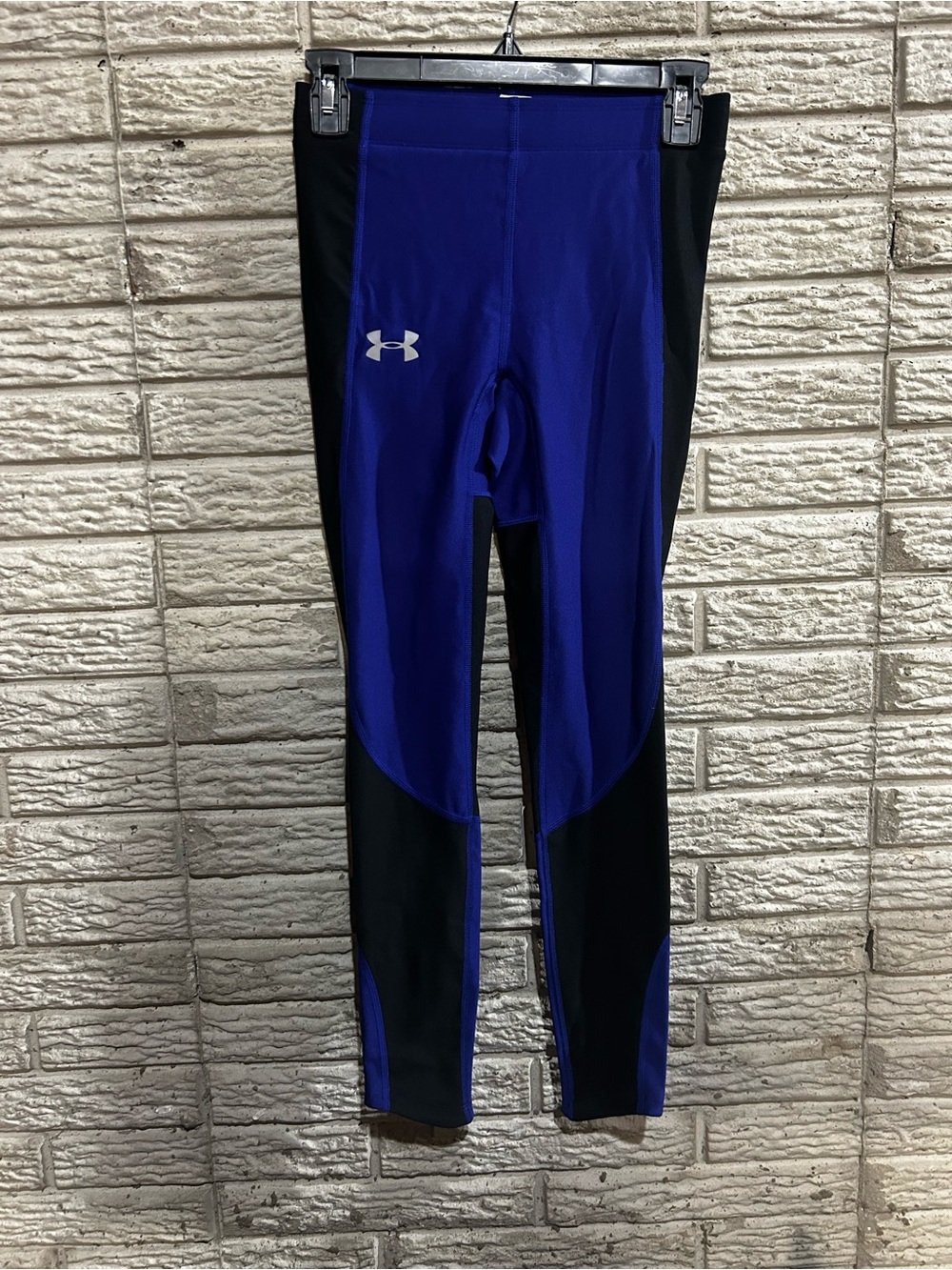 Under Armour Formation Blue & Black Heatgear Compression Tights Men's Sz M